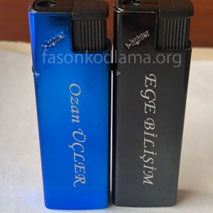 Çakmak Üzerine Lazer İle İsim Yazı Yazma 0003
